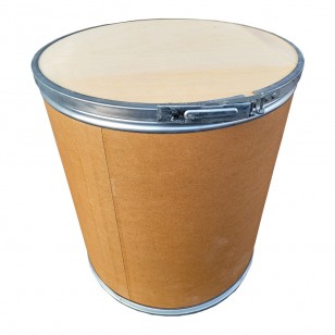 Butoi utilizat din carton presat kraft culoare maro, volum 60 L image