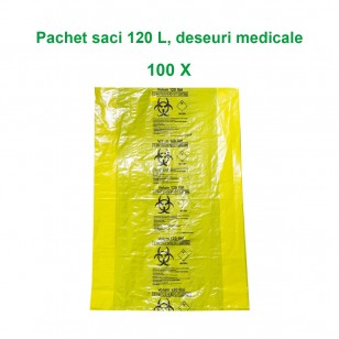Pachet cabinet medical saci 120 L, deseuri medicale image