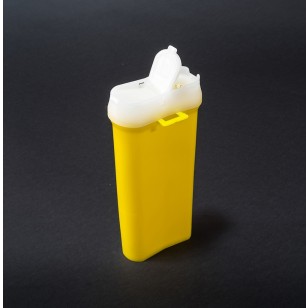 Cutie (recipient) de polipropilena, volum 0,3 litri,  deseuri ace insulina si seringa, cabinet medical