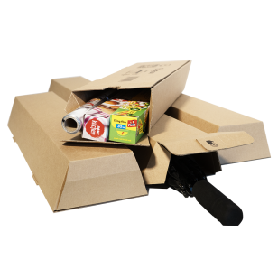 Cutie carton E-commerce Curierat model TubeBox 